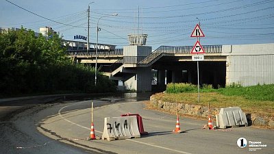 Движение под мостом на Северо-Крымской в Челябинске частично откроют