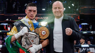 Боксер из Миасса Вильдан Минасов завоевал титул чемпиона WBA в легком весе