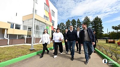 В селе Кулуево Аргаяшского округа построили современный детсад на 120 мест