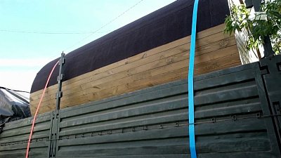 Миасские школьники на передовую отправили баню