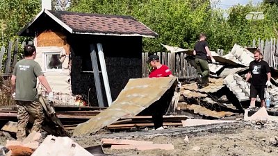В Кыштыме помогают семье бойца СВО после пожара