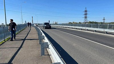 Путепровод в челябинском поселке Новосинеглазово открыт