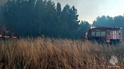 МЧС наращивает силы для борьбы с пожарами на юге Челябинской области