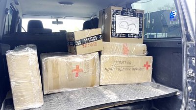 Жителям Донбасса и бойцам СВО отправили гуманитарный груз из Миасса