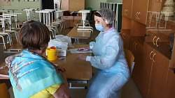 В Челябинске на избирательных участках делают прививки от гриппа