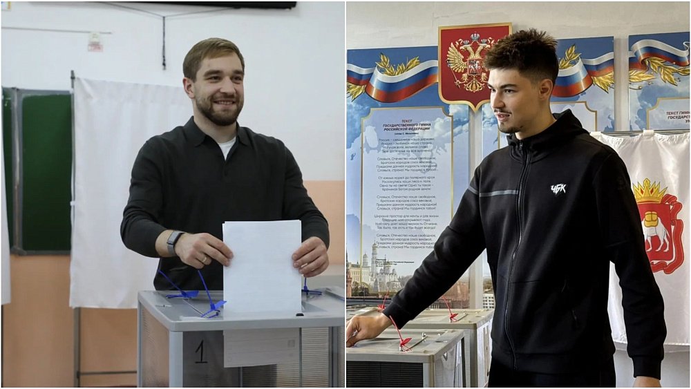 Баскетболист «ЧБК» и нападающий «Металлурга» проголосовали на выборах