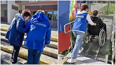 Более 550 волонтеров помогают южноуральцам на выборах