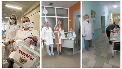 В Челябинске пациенты голосуют на выборах в стационарах
