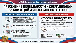 УФСБ предупредило об ответственности за связь с нежелательными организациями