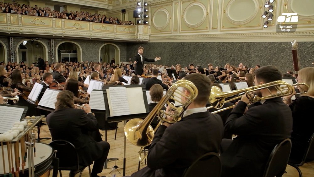 О концерте в Государственной Академической капелле Санкт-Петербурга в сюжете «Симфонический оркестр в Питере»