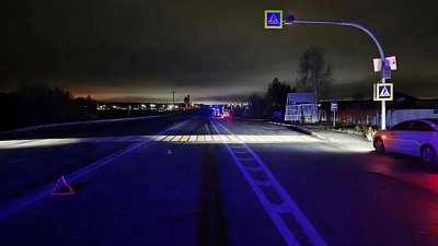 Под Челябинском в ночном ДТП погиб пешеход