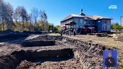 В Копейске продолжается строительство храма в честь Архистратига Михаила