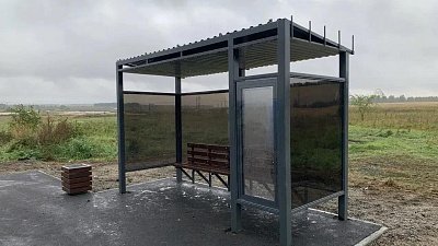 Более 40 остановочных комплексов обновили на региональных дорогах Южного Урала