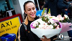 Дзюдоистка Сабина Гилязова вернулась в Челябинск после триумфа на чемпионате мира