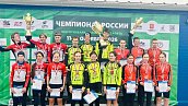 Копейские велогонщики завоевали золото чемпионата России по велокросс-эстафете