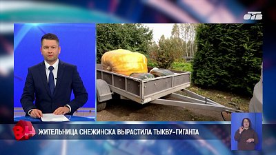 Жительница Снежинска вырастила тыкву-гиганта