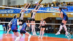 Волейболистки клуба «Динамо-Метар» потерпели третье подряд поражение в Суперлиге
