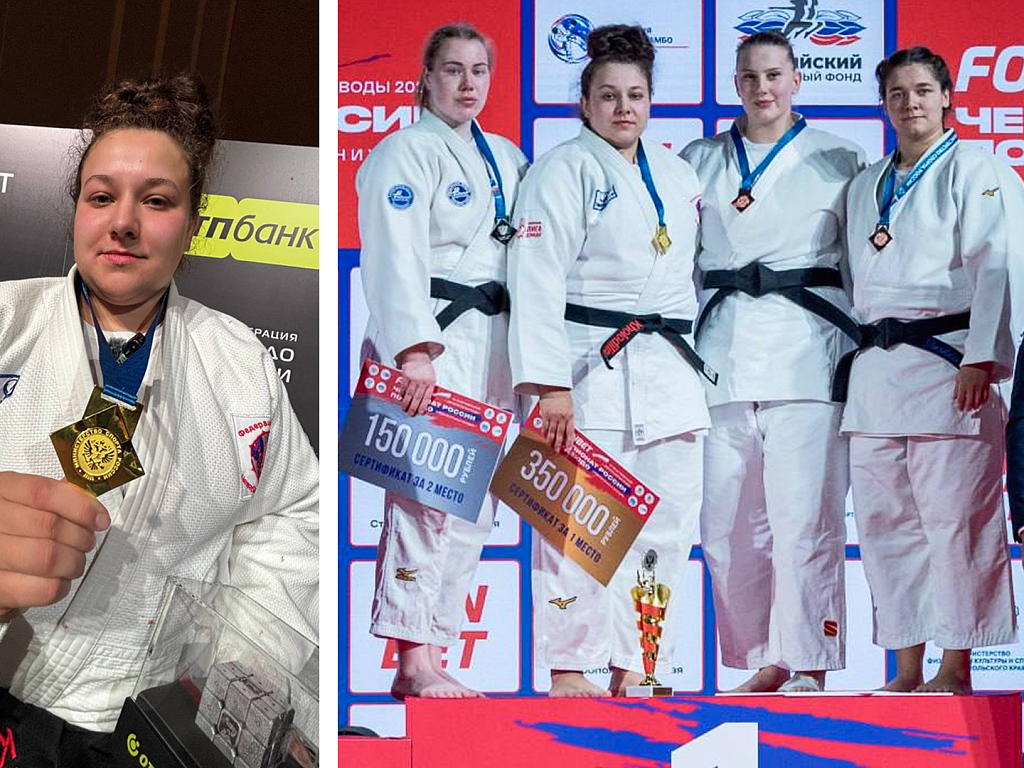 Челябинка Анастасия Холодилина впервые стала чемпионкой России по дзюдо