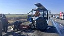 На трассе М-5 в Чебаркульском округе водитель фуры протаранил трактор