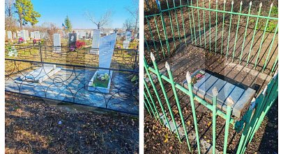 В Еткульском округе неизвестные разгромили кладбище