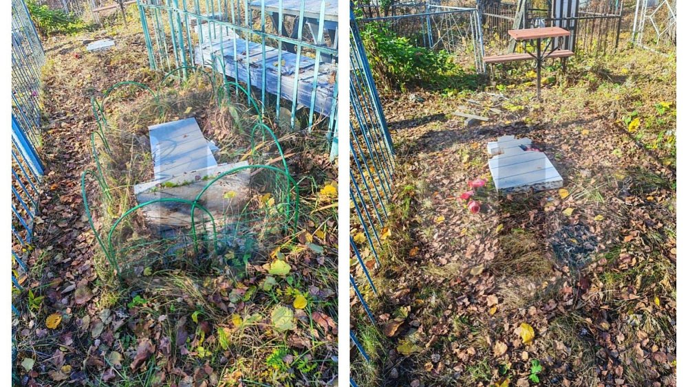 Кладбище в Еткульском округе разгромили подростки
