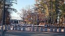В челябинском парке Терешковой начали подготовку к монтажу катка