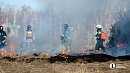Угрозы Еленинке из-за ландшафтного пожара нет