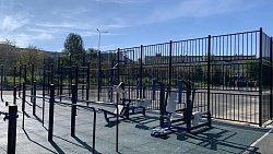 В Миассе открыли спортивную площадку с бесплатным Wi‑Fi
