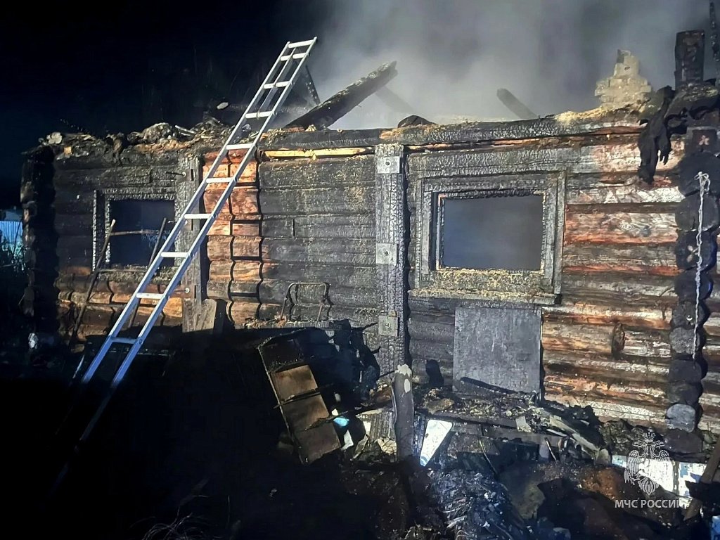 В Аргаяше на пожаре погиб 48‑летний мужчина