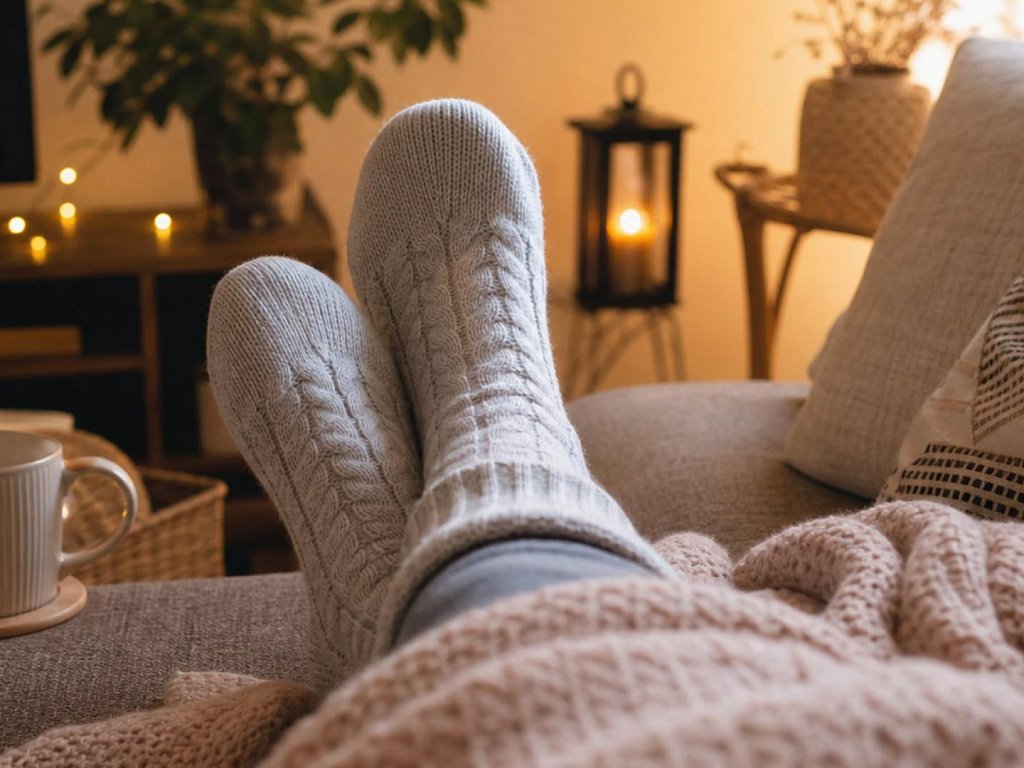 Кому нежелательно спать в теплых носках