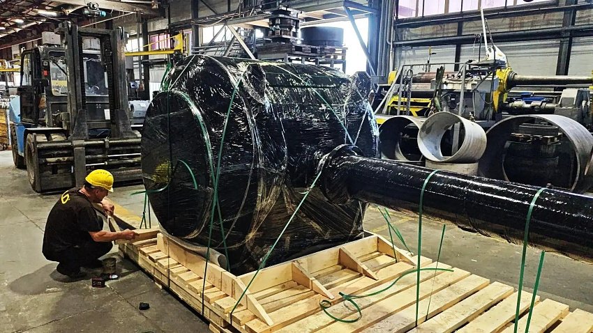 На челябинском заводе изготовили один из самых больших стальных газовых кранов в России