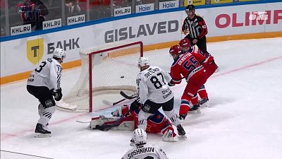 «Трактор» уступил ЦСКА в матче Континентальной хоккейной лиги