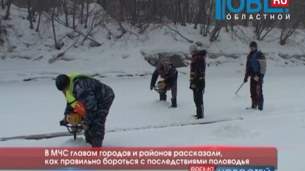 В МЧС главам городов и районов рассказали, как правильно бороться с последствиями половодья