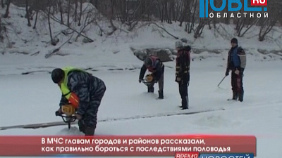 В МЧС главам городов и районов рассказали, как правильно бороться с последствиями половодья