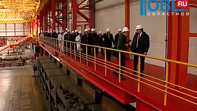 Сотрудники Совбеза, полпред Холманских и губернаторы регионов УрФО осматривают цеха ЧТПЗ