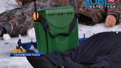 В Сосновском районе под лед провалились рыбаки. Два человека погибли, три в реанимации