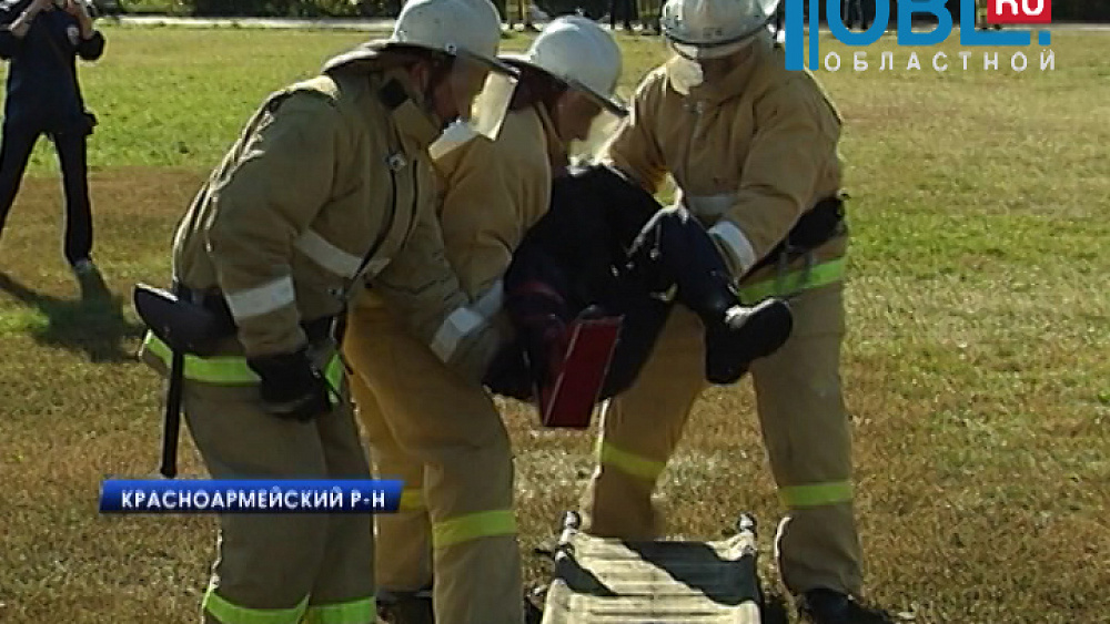 Добровольные пожарные команды показали свое мастерство на областных соревнованиях
