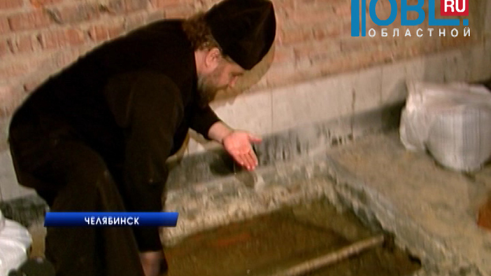 Под храмом Александра Невского бьют подземные источники