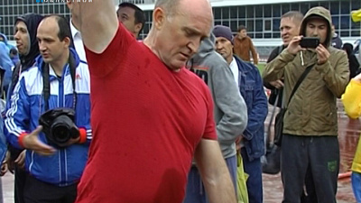 Борис Дубровский вместе с южноуральцами сдал нормы ГТО