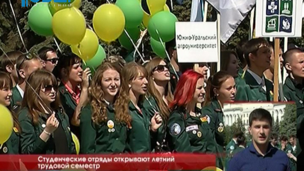 Студенческие отряды открывают летний трудовой семестр 