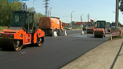 В Челябинске завершают дорожные работы на улице Механической