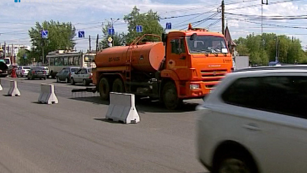 Выезд на федеральную трассу М5 будет затруднен из-за ремонта на улице Блюхера