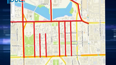 Во время праздничного салюта будут перекрыты улицы в центре города