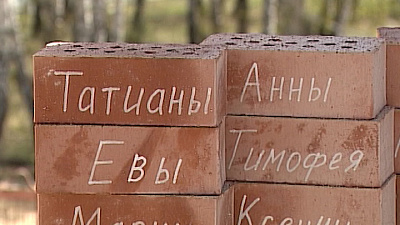 В алтарь Христорождественского собора заложат 1214 именных кирпичиков