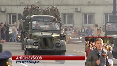 на площади Революции проходит третья, генеральная репетиция парада Победы