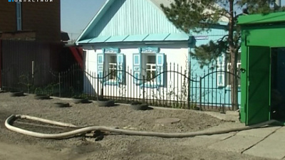 Дом ветерана затопило талой водой