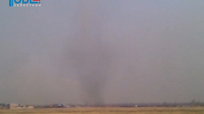 Огненный смерч над Копейском сняли на видео очевидцы