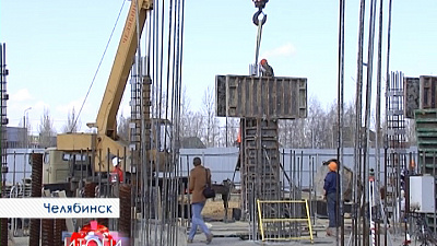 В Челябинске возобновилось строительство кафедрального собора Рождества Христова.