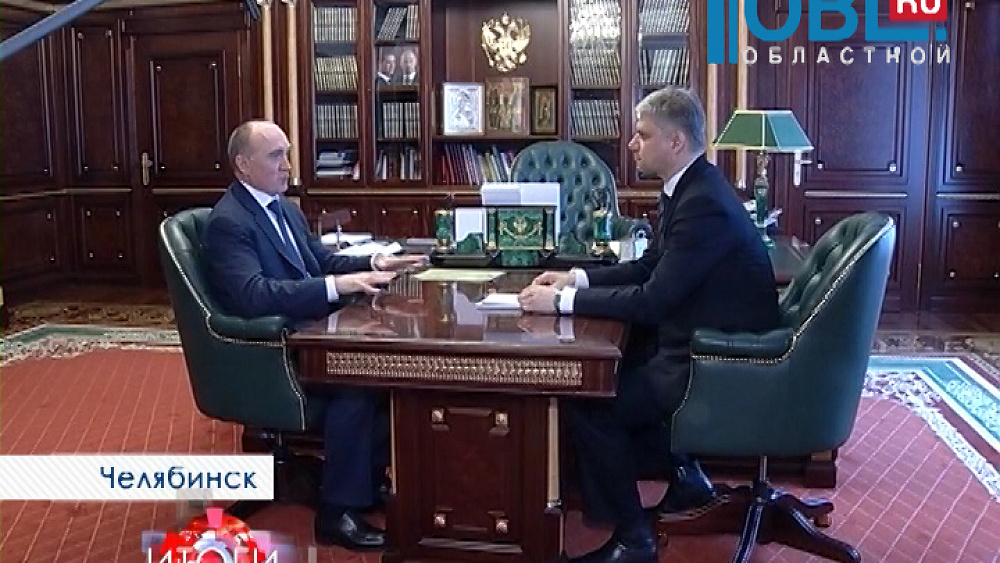 Борис Дубровский и глава "РЖД" посетили рельсобалочный стан ЧМК