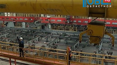 Борис Дубровский и глава «РЖД» посетили рельсобалочный стан ЧМК